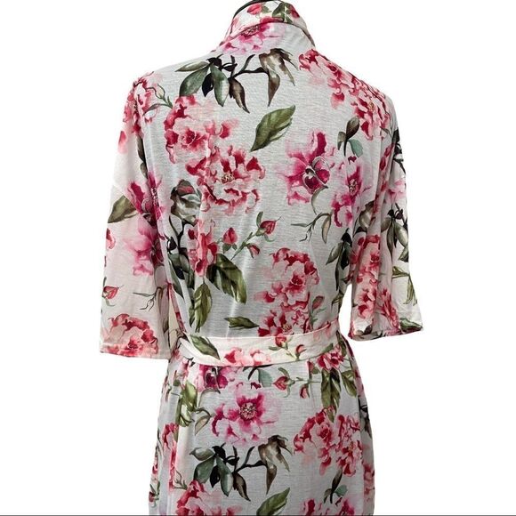 𝅺show Me Your Mumu Brie Floral Kimono Robe OS - Picture 8 of 11